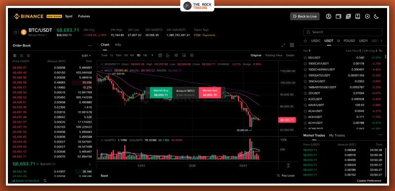 binance demo trading environment